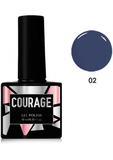 Гель лак для нігтів Courage №002, 10 ml за ціною 87₴  у категорії Українська косметика Бренд Courage