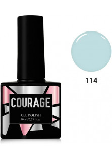Гель лак для нігтів Courage №114, 10 ml за ціною 87₴  у категорії Знижки Тип Гель-лак для нігтів