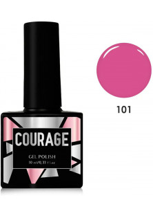 Гель лак для нігтів Courage №101, 10 ml за ціною 87₴  у категорії Знижки Тип Гель-лак для нігтів