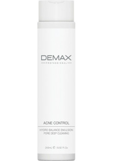 Купити Demax Гідроемульсія для проблемної шкіри Acne Control Hydro Balance Emulsion Pore Deep Cleaning вигідна ціна