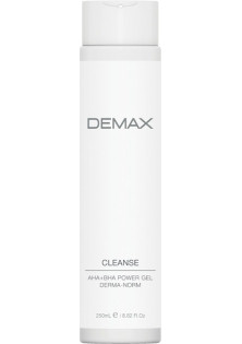 Очищаючий гель для комбінованої шкіри Purifiers and Tonics Derma-Norm Cleansing Gel + AHA за ціною 936₴  у категорії Японська косметика Бренд Demax