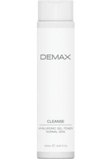 Купити Demax Гель-тонік для всіх типів шкіри з гіалуроновою кислотою Gel Tonic For Normal Skin вигідна ціна