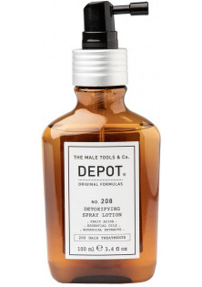 Спрей-лосьон детокс для шкіри голови No.208 Detoxifying Spray Lotion за ціною 866₴  у категорії Depot