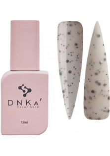 Купити DNKa’ Базове покриття  DNKa Cover Base №037A Світло-бежевий з чорними та білими багатогранними частинками, 12 ml вигідна ціна
