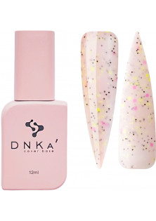 Базове покриття DNKa Cover Base №061 Світло-рожевий з крихтою, 12 ml за ціною 250₴  у категорії Базове покриття  DNKa Cover Base №011 Молочний зі шматочками золотої поталі, 12 ml