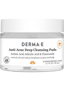 Купити Derma E Пади для глибокого очищення проти прищів Anti Acne Deep Cleansing Pads вигідна ціна