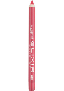 Купить Elixir Карандаш для губ водостойкий Waterproof Lip Pencil №028 Coral выгодная цена
