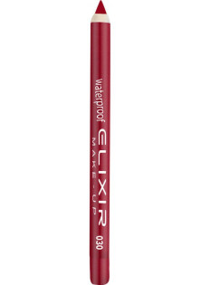 Олівець для губ водостійкий Waterproof Lip Pencil №030 True Red за ціною 78₴  у категорії Косметика для губ Миколаїв