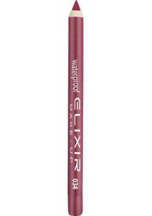 Купити Elixir Олівець для губ водостійкий Waterproof Lip Pencil №034 Cerise вигідна ціна