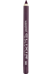Купить Elixir Карандаш для губ водостойкий Waterproof Lip Pencil №043 Midnight Mauve выгодная цена