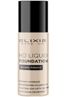 Тональний крем для обличчя HD Liquid Foundation №01 Golden Almond в Україні