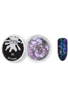 Купить Enjoy Professional Хлопья для дизайна ногтей Sky Shine №05 выгодная цена