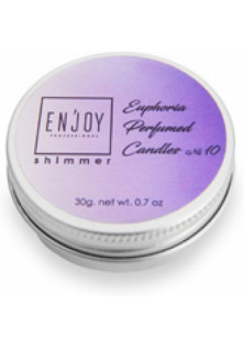 Парфюмированная массажная свеча Shimmer Euporia Perfumed Candles №10 по цене 85₴  в категории Средства для массажа Ровно