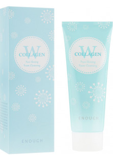 Пінка для вмивання W Collagen Pure Shining Foam Cleansing за ціною 130₴  у категорії Корейська косметика Тип Пінка для вмивання