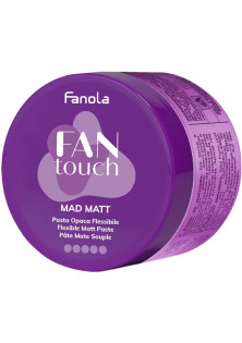 Матова еластична паста для моделювання волосся Mad Matt Flexible Matt Paste за ціною 323₴  у категорії Fanola Тип волосся Усі типи волосся