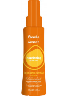 Купити Fanola Спрей для реконструкції, зволоження та блиску волосся Anti-Frizz Glossing Spray вигідна ціна