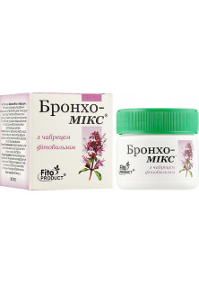 Бронхо-Мікс з чебрецем фітобальзам за ціною 68₴  у категорії Українська косметика Тип шкіри Усі типи шкіри