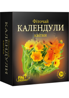 Фіточай №32 Календули квітки за ціною 63₴  у категорії Чай Призначення Для загального оздоровлення