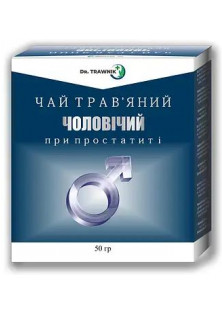 Чай трав'яний Чоловічий при простатиті за ціною 160₴  у категорії Українська косметика Об `єм 20 шт
