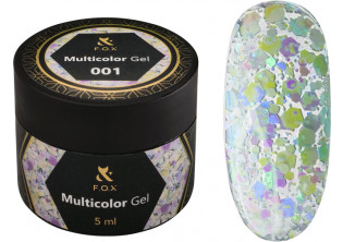Гель-лак для дизайну F.O.X Multicolor Gel №001, 5 ml за ціною 160₴  у категорії Переглянуті товари