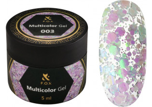 Гель-лак для дизайну F.O.X Multicolor Gel №003, 5 ml за ціною 160₴  у категорії Переглянуті товари