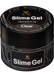 Гель-жуйка для дизайну F.O.X Slime Gel Clear, 10 ml за ціною 220₴  у категорії Українська косметика Призначення Моделювання