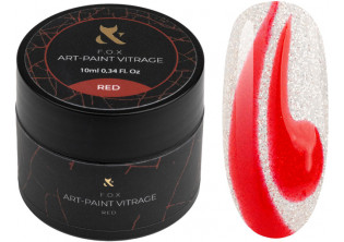Гель-фарба вітражна F.O.X Art-Paint Vitrage Red, 10 ml за ціною 175₴  у категорії Переглянуті товари