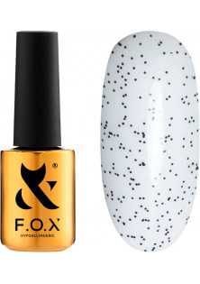 Топове покриття для нігтів F.O.X Top Dot Black, 7 ml в Україні