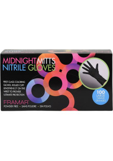 Купити Framar Нітрилові рукавички Midnight Mitts Nitrile Gloves вигідна ціна