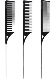 Набір з трьох чорних гребінців Dreamweaver Combs - Black за ціною 780₴  у категорії Канадська косметика Тип Гребінець