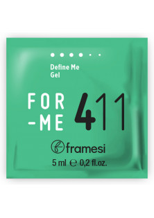 Купить Framesi Гель для волос сильной фиксации For-Me 411 Define Me Gel Sachet выгодная цена