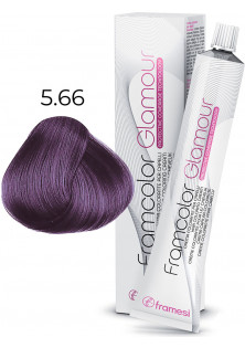 Крем-фарба Framcolor Glamour 5.66 за ціною 489₴  у категорії Італійська косметика Ефект для волосся Зволоження