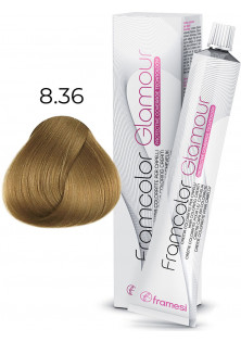 Крем-фарба Framcolor Glamour 8.36 за ціною 489₴  у категорії Італійська косметика Ефект для волосся Зволоження