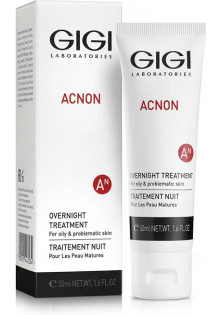 Нічний крем для жирної та проблемної шкіри Acnon Overnight Treatment за ціною 1285₴  у категорії Gigi Час застосування Універсально