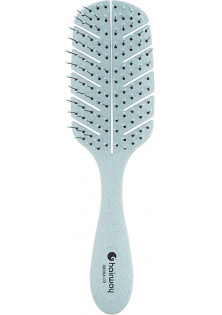 Щітка масажна для волосся, 10-рядна Eco Corn Light Blue за ціною 257₴  у категорії Інструменти для перукарів Бренд Hairway