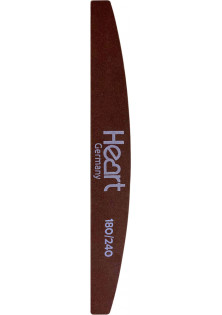 Купити Heart Пилка для нігтів Half Titan Brown 180/240 вигідна ціна