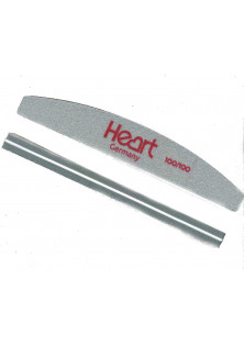 Купить Heart Шлифовщик для ногтей полумесяц Half 100/100 выгодная цена
