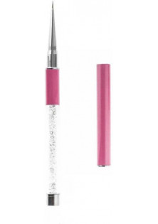 Купити Heart Лайнер для дизайну нігтів рожевий з кристалами Liner №0 7 mm вигідна ціна