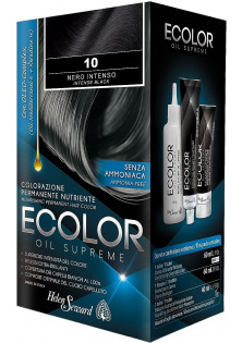 Набір для фарбування волосся Ecolor Oil Supreme Intense Black за ціною 660₴  у категорії Італійська косметика Серiя Hair Color