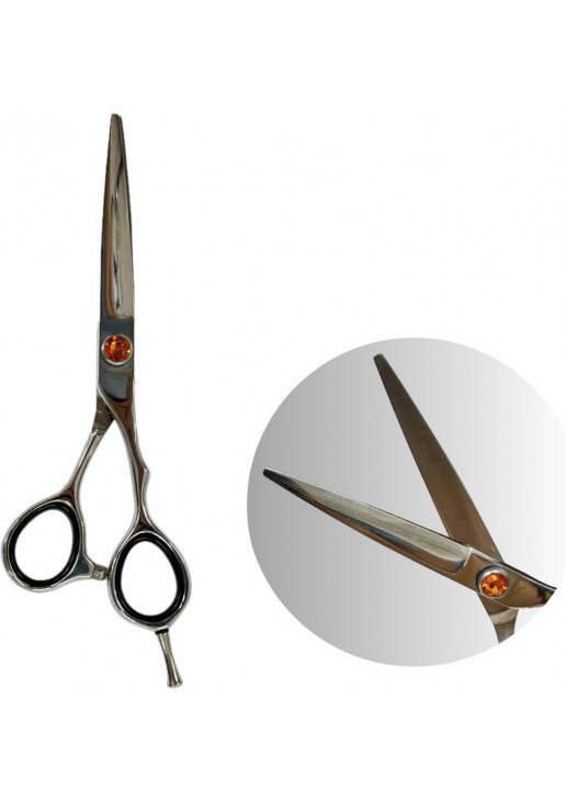 Професійні ножиці для волосся з оксамитовим футляром Professional Scissors Inox 6 - фото 2