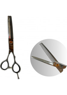Філірувальні ножиці в оксамитовому футлярі Professional Scissors Inox 6.0 за ціною 3600₴  у категорії Інструменти для перукарів