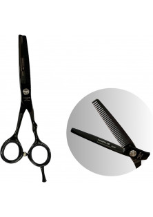 Филировочные ножницы в бархатном футляре Professional Scissors Inox 5.5 по цене 4200₴  в категории Ножницы для волос Винница