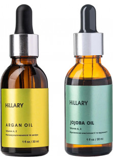 Набір органічних натуральних олій для обличчя та волосся за ціною 557₴  у категорії Hillary Cosmetics Тип Набір