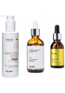 Набір проти випадіння волосся за ціною 1287₴  у категорії Hillary Cosmetics