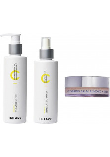 Набір для очищення та зволоження обличчя за ціною 1939₴  у категорії Hillary Cosmetics Сезон застосування Всi сезони