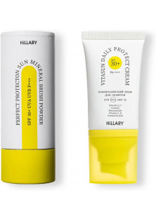 Набір сонцезахисних засобів для обличчя SPF 30 за ціною 1950₴  у категорії SPF-засоби бренда Hillary Cosmetics Призначення Матування