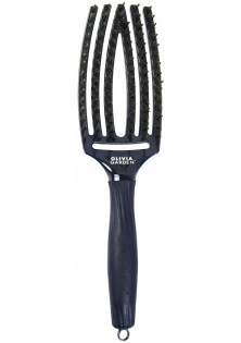 Щітка для волосся Finger Brush Care Iconic Boar & Nylon Blue Sapphire M в Україні