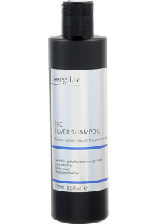 Купити Sergilac Шампунь для нейтралізації жовтого пігменту The Silver Shampoo вигідна ціна