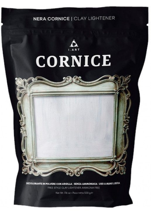 Освітлювач для волосся Nera Cornice Clay Lightener Black з чорною глиною - фото 1