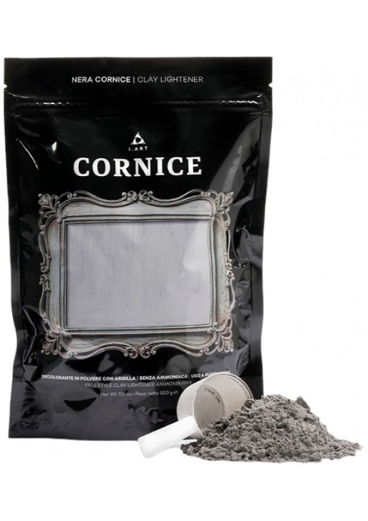 Освітлювач для волосся Nera Cornice Clay Lightener Black з чорною глиною - фото 3